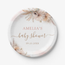 Boho Pampas Grass Floral Desert Girl Baby Dusche