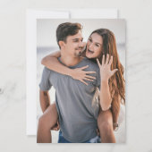 Boho Pampas Grass Foto Save The Date (Rückseite)