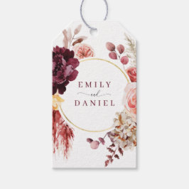 Boho Pampas Grass Gastgeschenk Hochzeit Gift Tags Geschenkanhänger