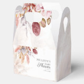Boho Pampas Grass Getrocknete Blume Kinderdusche Geschenkschachtel (Geöffnet)