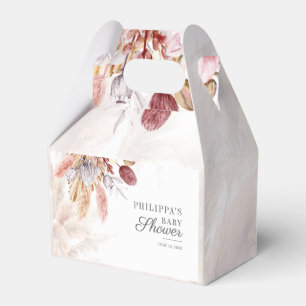 Boho Pampas Grass Getrocknete Blume Kinderdusche Geschenkschachtel