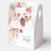 Boho Pampas Grass Getrocknete Blume Kinderdusche Geschenkschachtel (Geöffnet)