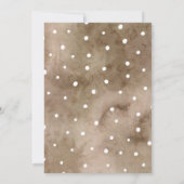 Boho Pampas Grass Girl Baby Shower Einladung (Rückseite)