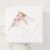 Boho Pampas Grass Girl Baby Shower Geschenkanhänger (Beispiel)