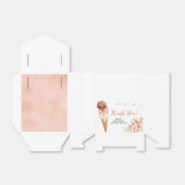 Boho Pampas Grass Ice Creme Party Geschenkschachtel (Ungefaltet)