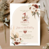 Boho Pampas Grass ist nicht ihr einsamer Geburtsta Einladung