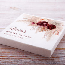 Boho Pampas Grass Rose Hochzeit Brautparty