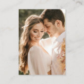 Boho Pampas Grass Sage Website QR Code Begleitkarte (Rückseite)