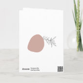 Boho Pampas Grass Sun Mandala jedes Alter Geburtst Karte (Rückseite)