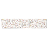 Boho Pampas Grass Table Runner Blush Floral Kurzer Tischläufer (Horizontal)