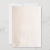 Boho Pampas Grass Tropical Blume Brautparty Einladung (Rückseite)