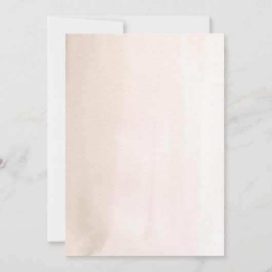 Boho Pampas Grass Tropical Blume Brautparty Einladung (Rückseite)