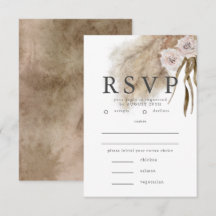 Boho Pampas Grass UAWG mit Wahlmöglichkeiten