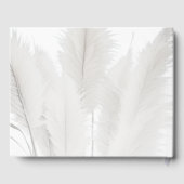 Boho Pampas Grass Wedding Gästebuch (Rückseite)