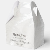 Boho Pampas Grass Wedding Geschenkschachtel (Vorderseite)