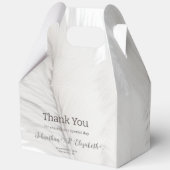 Boho Pampas Grass Wedding Geschenkschachtel (Rückseite)