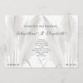 Boho Pampas Grass Wedding Program Programm (Vorderseite)