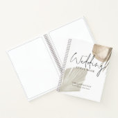 Boho Pampas Grasses Names Date Wedding Guest Book Notizblock (Innenseite)