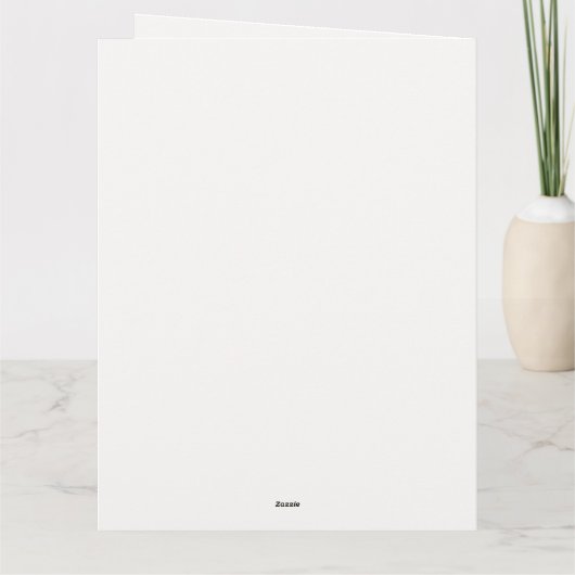 Boho Pampas Greenery Calligraphy Chic Baby Shower Dankeskarte (Rückseite)