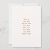 Boho Pampas Kinderdusche Einladung (Rückseite)