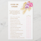 Boho pampas - Over oder under Brautparty (Vorderseite)