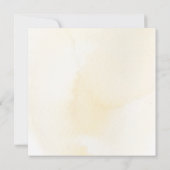 Boho Pampas & Pink Roses Square Cream Wedding Einladung (Rückseite)