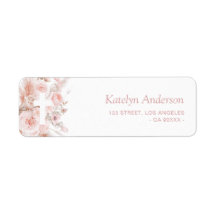 Boho Pampas staubige Rose Blumentaufrede