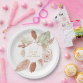 Boho Pampas tropische getrocknete Blume Hochzeitsp Pappteller (Party)