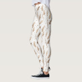 Boho-Pampasgras-Beige-Braun-Sternenmuster (1) Leggings (Links)