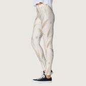 Boho-Pampasgras-Beige-Braun-Sternmuster (2) Leggings (Links)