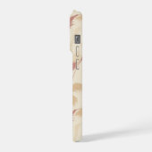 Boho-Pampasgras-Federn Ästhetische Botanik iPhone Hülle (Linke Seite)