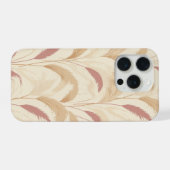 Boho-Pampasgras-Federn Ästhetische Botanik iPhone Hülle (Rückseite (Horizontal))