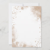 Boho-Pampasgras-Hochzeit Einladung (Rückseite)