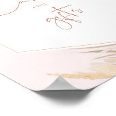Boho-Pampasgras Karten und Geschenke Poster (Ecke)