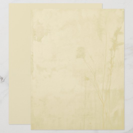 Boho Paper Letterhead Briefbogen (Vorne/Hinten)