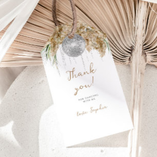 Boho Papmas Grass Diskothek Ball Geburtstagsparty Geschenkanhänger