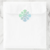 Boho Party Runder Aufkleber (Tasche)