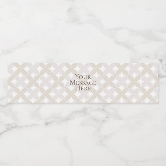 Boho Party Wasser Flaschen Aufkleber (Einzelnes Label)