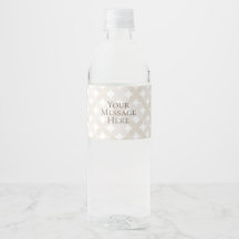 Boho-Party-Wasserflaschen-Aufkleber