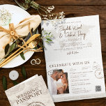 Boho Passport Destination Qr Code Hochzeit Einladung<br><div class="desc">Boho Passport Destination Qr Code Einladung Hochzeit. Matching-Elemente verfügbar.</div>
