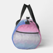 Boho Pastel Fluffy Abstrakt Bigender Pride Flag Duffle Bag (Rechts)