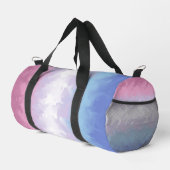 Boho Pastel Fluffy Abstrakt Bigender Pride Flag Duffle Bag (Rechte Ecke)