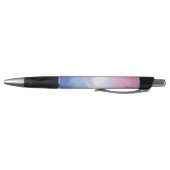 Boho Pastel Fluffy Abstrakt Bigender Pride Flag Kugelschreiber (Unterseite)