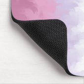Boho Pastel Fluffy Abstrakt Bigender Pride Flag Mousepad (Ecke)