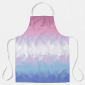 Boho Pastel Fluffy Abstrakt Bigender Pride Flag Schürze (Vorderseite)