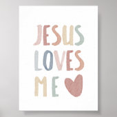 Boho pastel Jesus Lieben Ich drucke (Vorne)