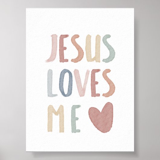 Boho pastel Jesus Lieben Ich drucke (Vorne)