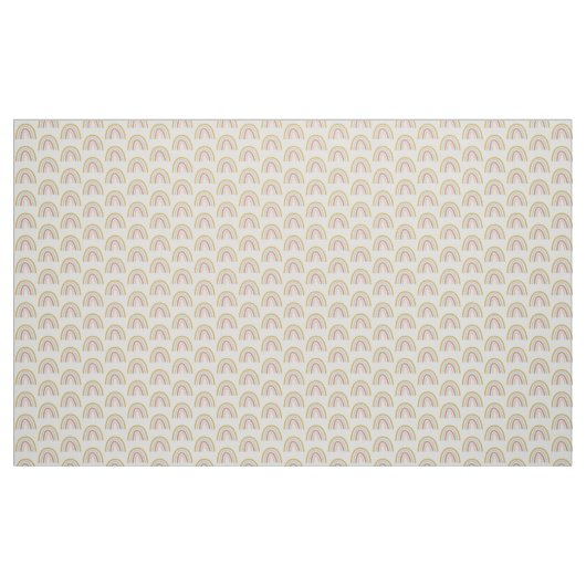 Boho Pastel Mini Rainbow Cotton Fabric Stoff (Fat Quarter (45,7 x 55,9 cm))