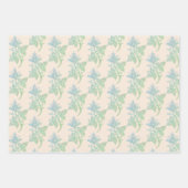 Boho Pastel Peach Floral Wedding Geschenkpapier Set (Vorderseite 3)