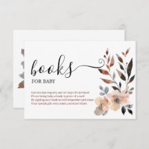 Boho Pastel Pink Blume blendet Bücher für Baby